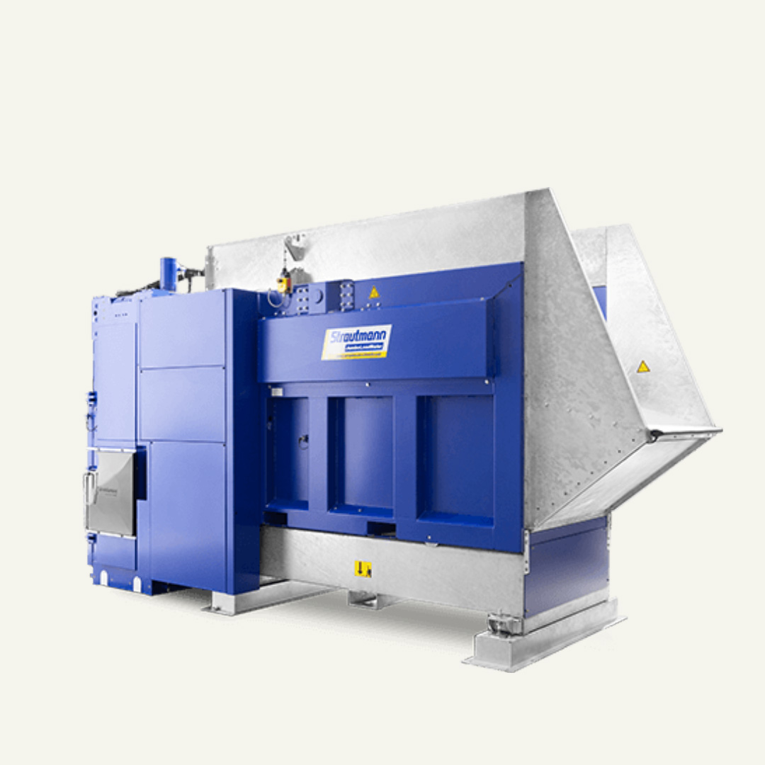Prensa enfardadeira Strautmann JumboLoadBaler para grandes volumes