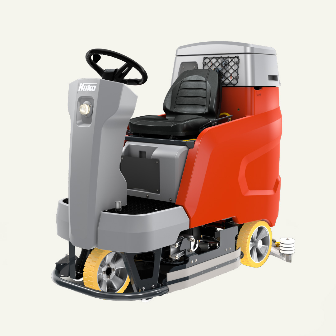 Lavadora-secadora Hako Scrubmaster B120 R para limpeza profissional