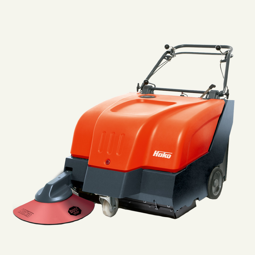 Varredora Hako Sweepmaster 800 para limpeza profissional